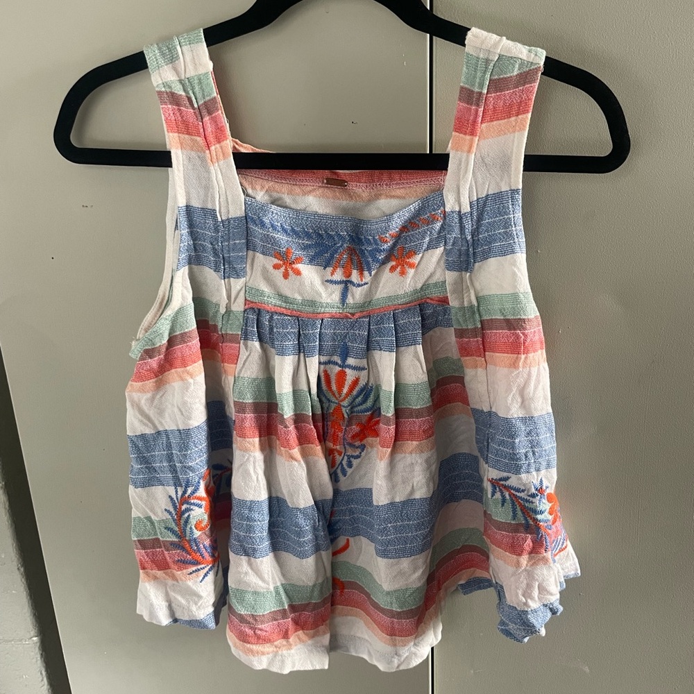 Free People Multi Colored Tank Top